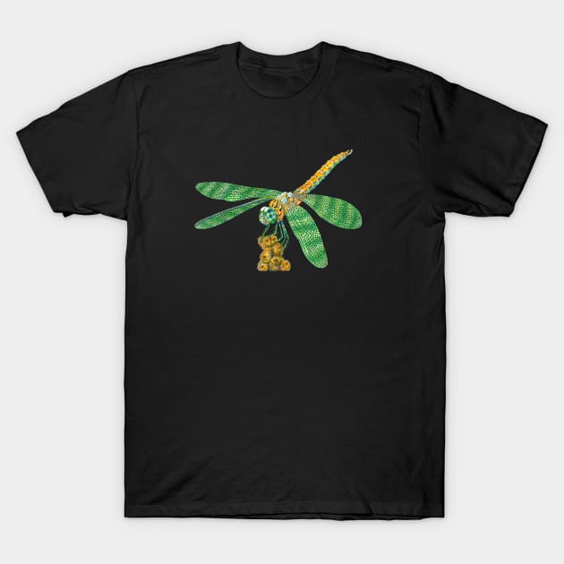 Dragonfly T-Shirt by Tim Jeffs Art